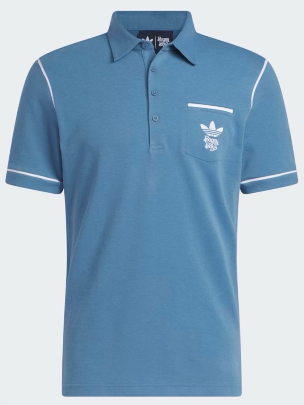 Adidas X Bogey Boys Blue Golf Polo Shirt Men’s Large